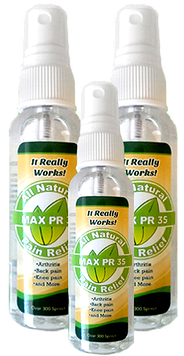 MaxPR35 basic pak, three bottles